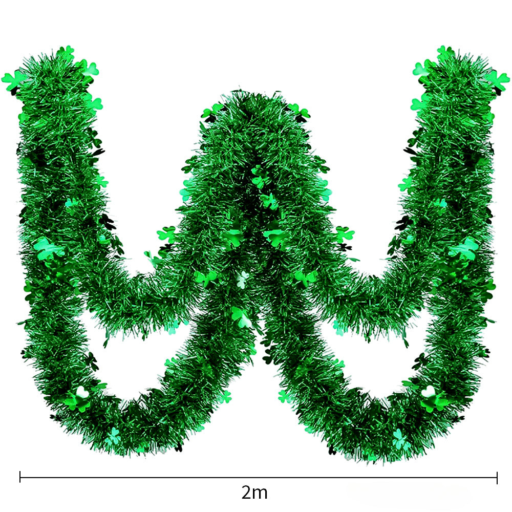Wholesale PET Saint Patrick's Day Green Wool Top Festival Party Decoration